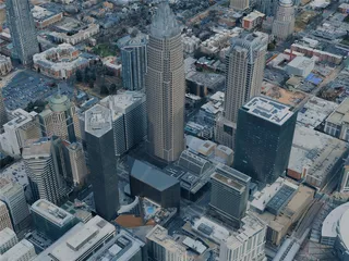 Charlotte City, NC, USA (2024) 3D Model preview