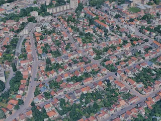 Dijon City, France (2023) 3D Model preview
