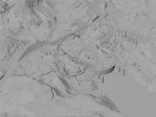 Hoover Dam, USA (2024) 3D Model preview