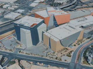 Las Vegas City, Downtown, USA (2024) 3D Model preview