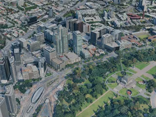 Melbourne City, Australia (2023) 3D Model preview