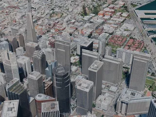 San Francisco City, CA, USA (2024) 3D Model preview
