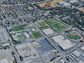 San Jose City, CA, USA (2024) 3D Model preview