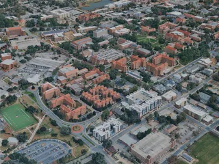 Tallahassee City, FL, USA (2024) 3D Model preview