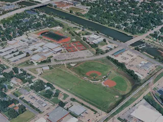 Wichita City, KS, USA (2024) 3D Model preview