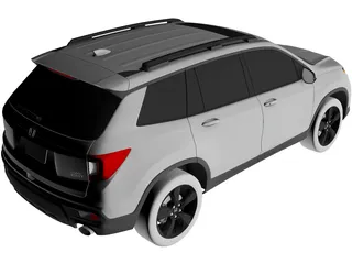 Honda Passport (2019) 3D Model preview
