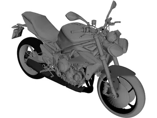 Triumph Street Triple R (2014) 3D Model preview