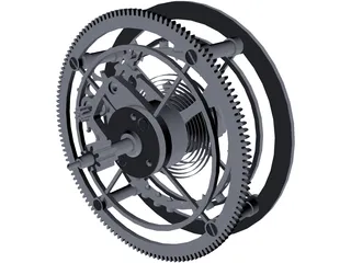 Tourbillon 3D Model preview