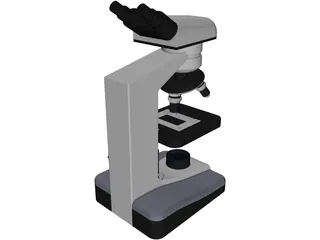 Microscope 3D Model preview