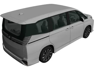 Toyota Voxy S-Z (2022) 3D Model preview