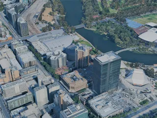 Adelaide City, Australia (2024) 3D Model preview