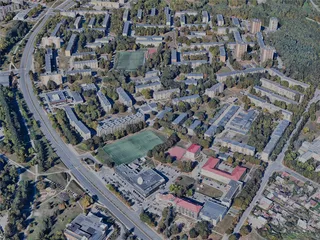 Alytus City, Lithuania (2023) 3D Model preview