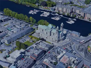 Athlone City, Ireland (2023) 3D Model preview