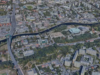 Bydgoszcz City, Poland (2023) 3D Model preview