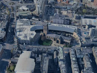 Dundee City, UK (2025) 3D Model preview