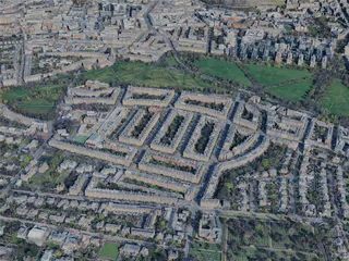 Edinburgh City, UK (2025) 3D Model preview