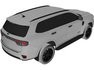 Ford Everest Sport (2023) 3D Model preview