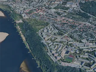 Grudziadz City, Poland (2024) 3D Model preview