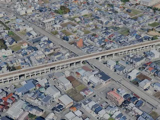 Kanazawa City, Japan (2024) 3D Model preview