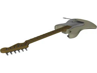 Fender YJM Nylon Stratocaster (1996) 3D Model preview