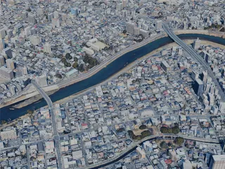 Kumamoto City, Japan (2025) 3D Model preview