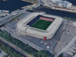 Middlesbrough City, UK (2024) 3D Model preview
