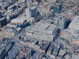 Nottingham City, UK (2025) 3D Model preview