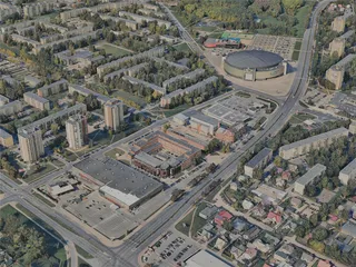 Panevezys City, Lithuania (2023) 3D Model preview