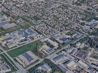 Siauliai City, Lithuania (2023) 3D Model preview