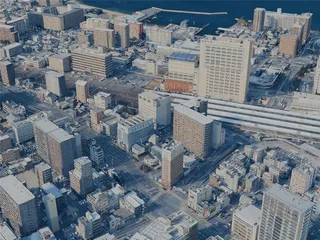 Takamatsu City, Japan (2025) 3D Model preview