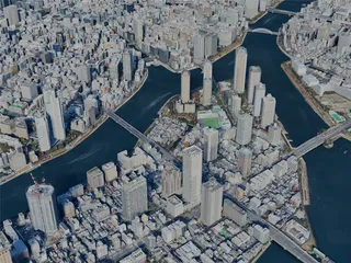 Tokyo City, Japan (2025) 3D Model preview