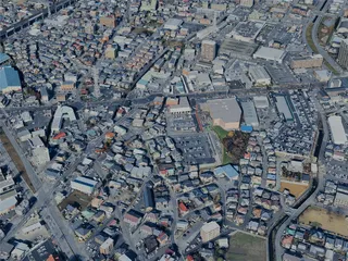 Utsunomiya City, Japan (2025) 3D Model preview