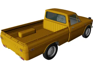 Toyota Hilux (1968) 3D Model preview