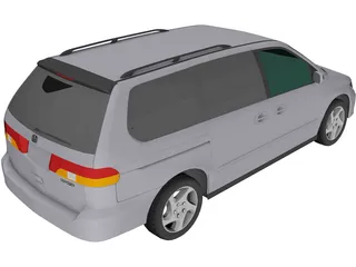 Honda Odyssey (2001) 3D Model preview