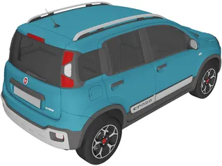 Fiat Panda Cross (2021) 3D Model preview