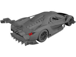 Ford GT40 (2023) 3D Model preview