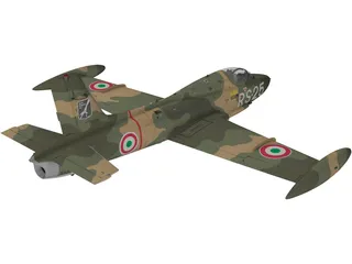 Aermacchi MB-326 3D Model preview