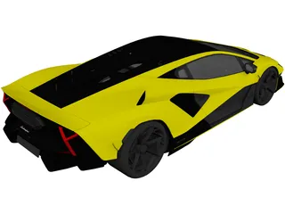Lamborghini Fenomeno 3D Model preview