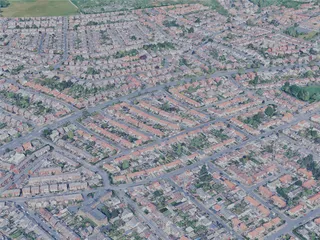 Blackpool City, UK (2025) 3D Model preview