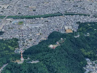 Fukui City, Japan (2025) 3D Model preview