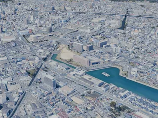 Fukuyama City, Japan (2025) 3D Model preview