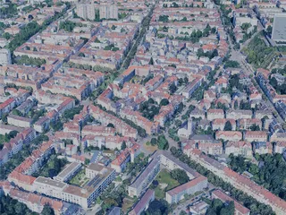 Karlsruhe City, Germany (2025) 3D Model preview