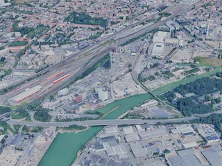 Munster City, Germany (2025) 3D Model preview