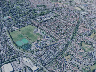 Norwich City, UK (2025) 3D Model preview