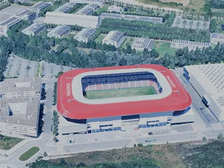 Pamplona City, Spain (2025) 3D Model preview