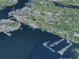 Stockholm City, Sweden (2024) 3D Model preview