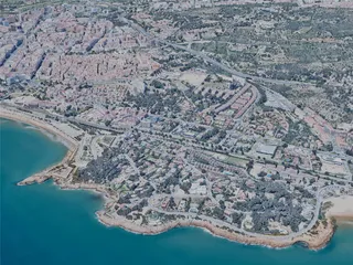 Tarragona City, Spain (2024) 3D Model preview