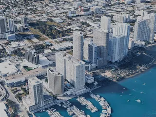 Miami City, FL, USA (2025) 3D Model preview