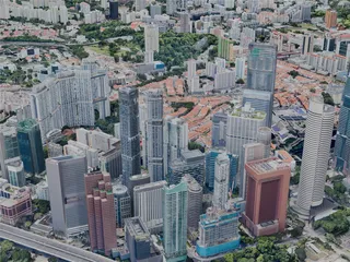 Singapore City, Singapore (2025) 3D Model preview