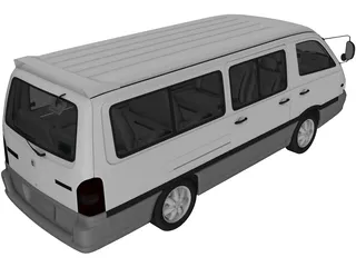 SsangYong Istana 2.9D (1996) 3D Model preview